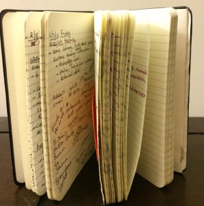 A Personal List Notebook