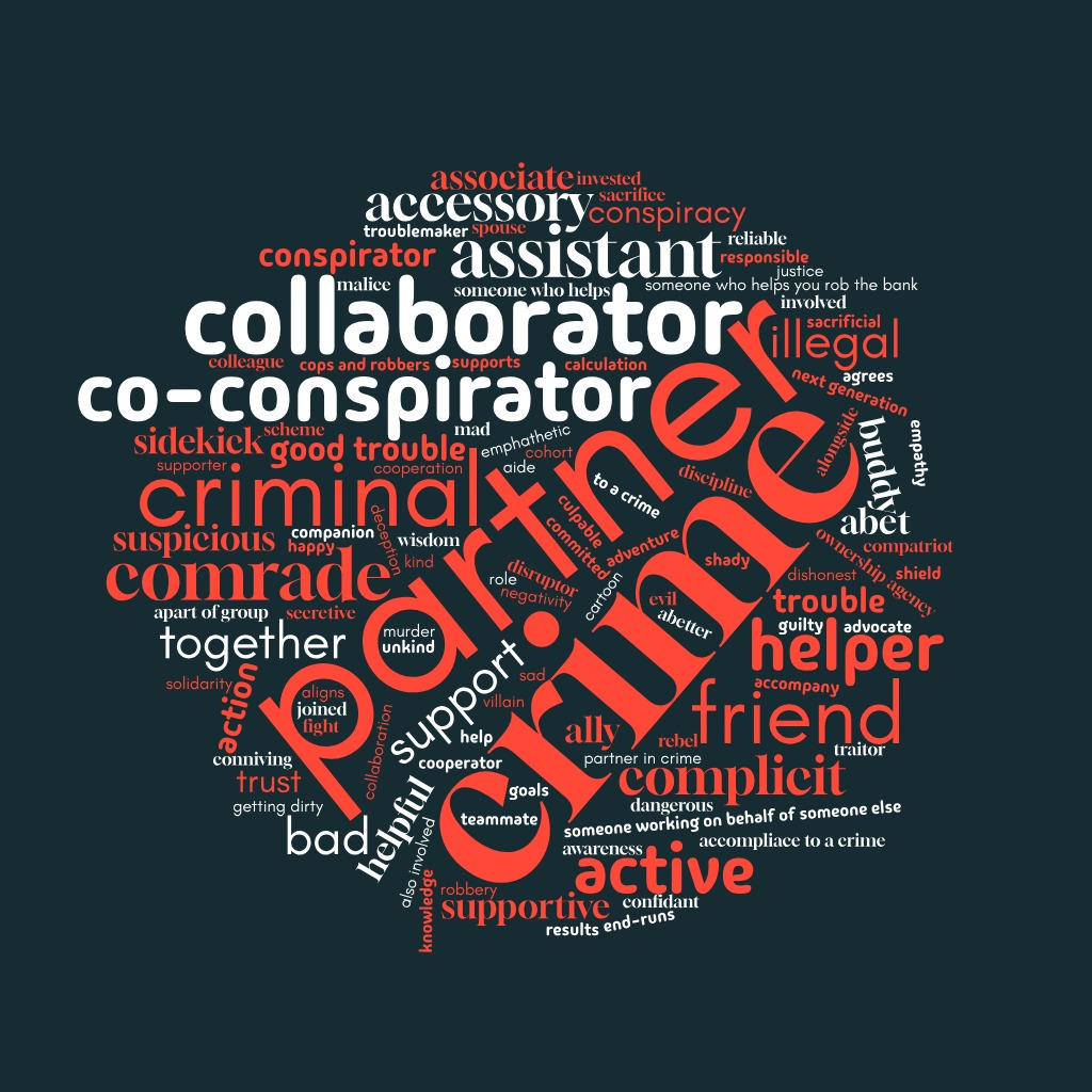 Wordcloud for Accomplice